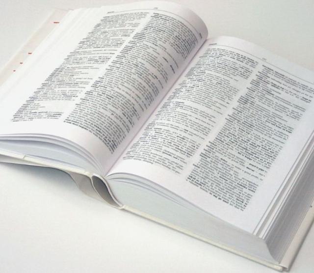 Image of a dictionary