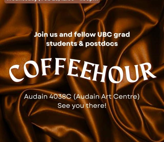 Coffee Hour poster