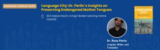Dr. Ross Perlin's book talk