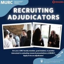 MURC Adjudicator Recruitment Poster