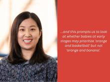 Headshot of Xin Sun to the left, quote on the right (extracted from the Q&A) 